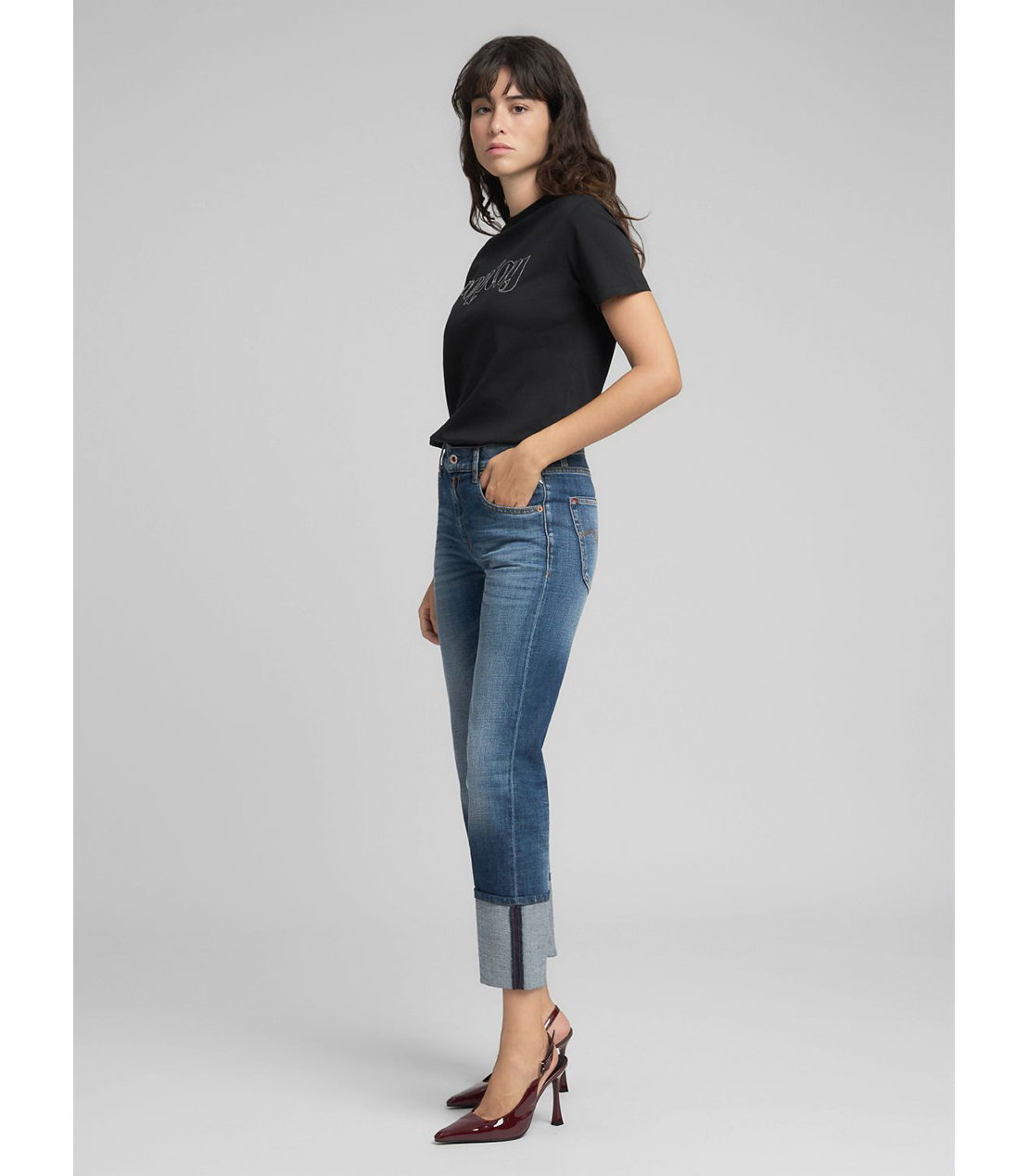 ストレートフィットAKEME コンフォートインディゴデニム 詳細画像 ブルー 4